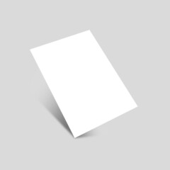 A4 Flyer Presentation with Back Shadow