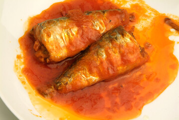 Plato de sardinas en escabeche