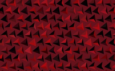 Dark Pink, Red vector background with polygonal style.