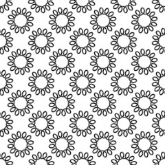 Round cable spring pattern seamless background texture repeat wallpaper geometric vector