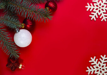 Image with Christmas ornaments.