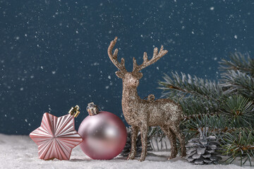 Image with christmas decorations.