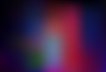 Dark Pink vector blurred bright background.