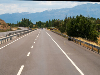 mountain road in the mountains