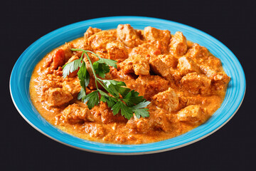 murgh makhani, curry of chicken in tomato sauce