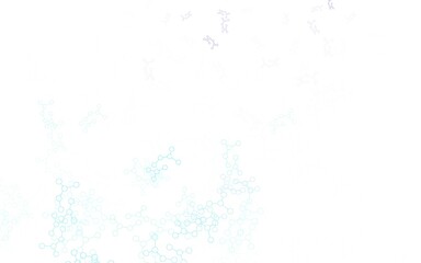 Light Pink, Blue vector template with artificial intelligence structure.