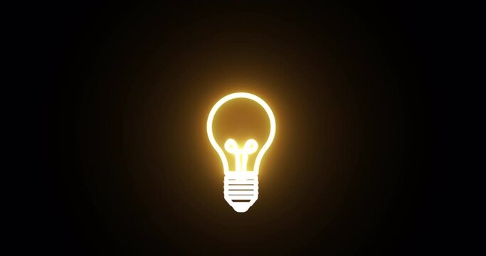 Lamp neon background for a promo video with Luma Mattes or Alpha Channels.