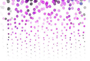 Light Pink vector backdrop with dots.