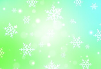 Light Green vector layout in New Year style.