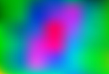 Light Multicolor, Rainbow vector glossy bokeh pattern.