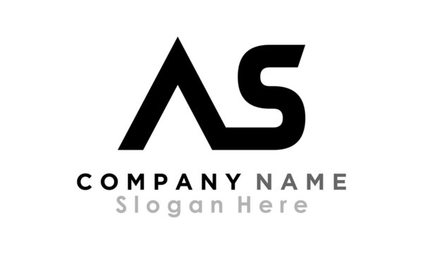 AS logo typographic