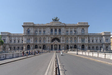 Corte di Cassazione, Supreme Court building, Rome, Italy - obrazy, fototapety, plakaty