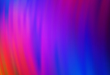 Light Blue, Red vector blurred shine abstract background.