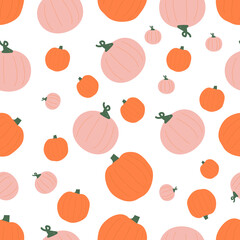 pumpkin pattern on a white background