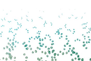 Light BLUE vector template with circles.