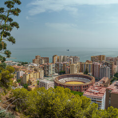 Obraz premium Bull ring of Malaga city, Spain