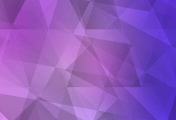Obraz premium Light Purple vector polygonal template.