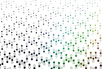 Light Multicolor, Rainbow vector cover with spots.