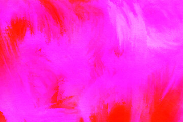 Fototapeta na wymiar Pink orange white feather fluffy background