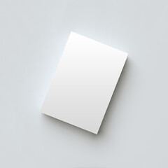 A4 Paper 3D illustration Mockup. Usage for Flyer poster leaflet