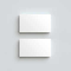 Image of Business Card Mockup. 3d Render Image of  Business Card.