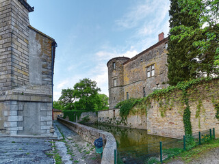 Fototapeta na wymiar Frankreich - Loubens-Lauragais - Schloss Loubens