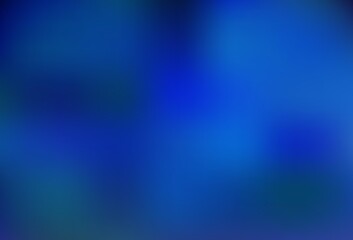 Dark BLUE vector blurred bright pattern.