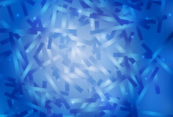 Light BLUE vector background with straight lines.