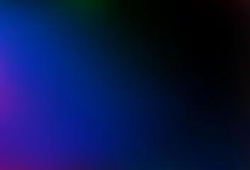 Dark Multicolor, Rainbow vector bokeh template.