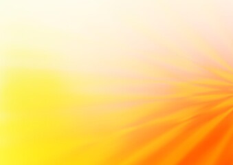 Light Yellow, Orange vector bokeh template.