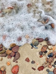 stones on the beach