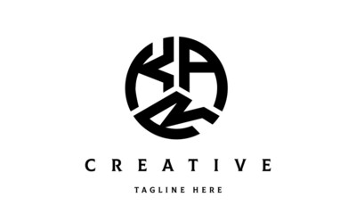 KAR creative circle three letter logo