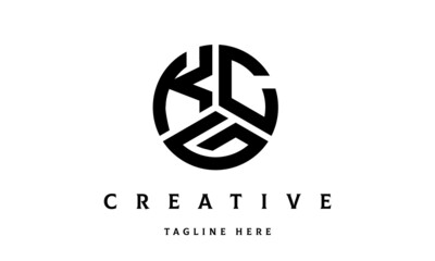 KCG creative circle three letter logo