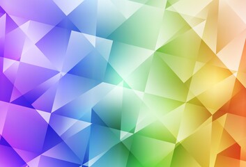Obraz premium Light Multicolor vector polygon abstract background.