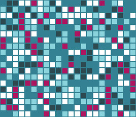 Color mosaic. Colorful background. Abstract seamless pattern. Vector illustration.
