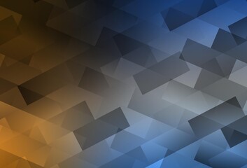 Fototapeta premium Light Blue, Yellow vector texture in rectangular style.