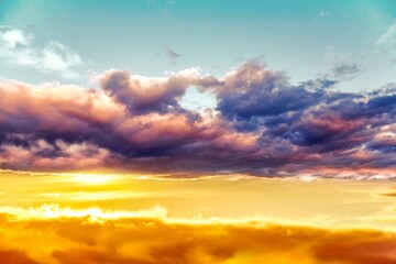 background clouds of dawn or sunset, Heaven religion