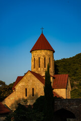 Fototapeta na wymiar Betania monastery complex in Caucasus mountain