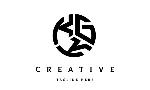 KGK creative circle three letter logo