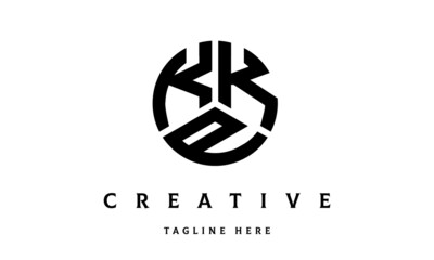 KKP creative circle three letter logo
