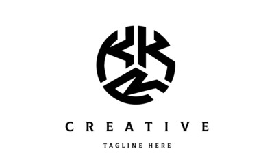 KKR creative circle three letter logo