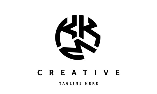 KKM creative circle three letter logo