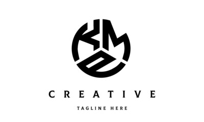 KMP creative circle three letter logo
