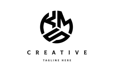 KMS creative circle three letter logo