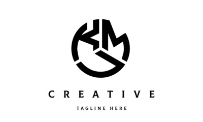 KMU creative circle three letter logo