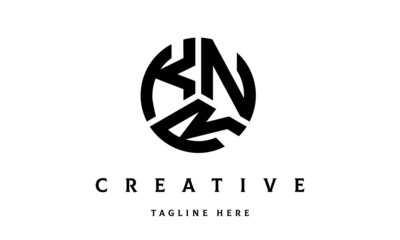 KNR creative circle three letter logo