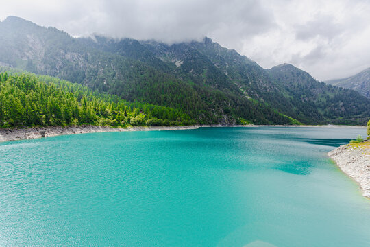 Lake Alpe dei Cavalli, also Lake Cheggio or Lake Cavalli, artificial basin in the municipality of Antrona Schieranco, in the province of Verbano-Cusio-Ossola. Italy
