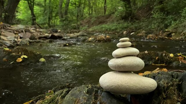 Zen stones video background