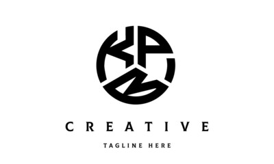 KPB creative circle three letter logo