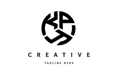 KPY creative circle three letter logo